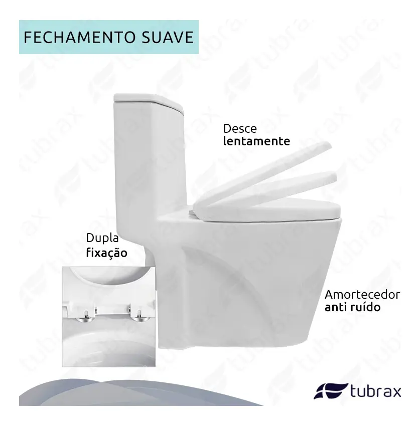 Vaso Sanitário Monobloco Tubrax Nexum com Caixa Acoplada — foto 3