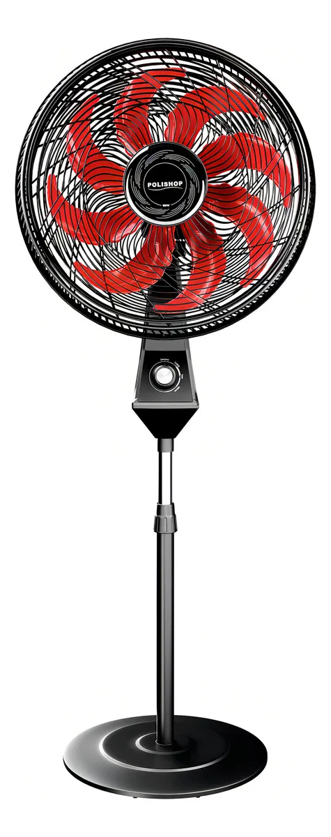 Ventilador de Coluna Polishop FW010650 180W 8 Pás Bivolt 110V/220V