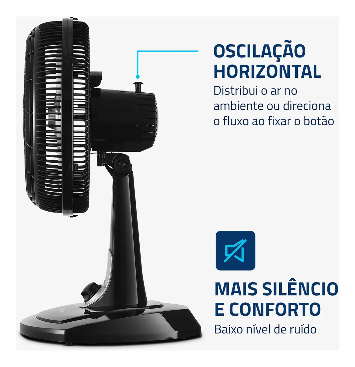Ventilador de Mesa Mondial Turbo VT-30-NB 30cm 60W Bivolt — foto 3