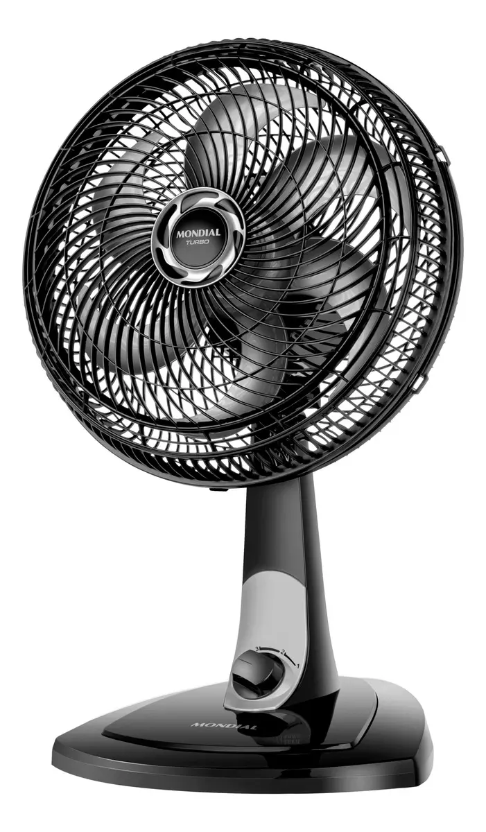Ventilador de Mesa Mondial Turbo VT-30-NB 30cm 60W Bivolt