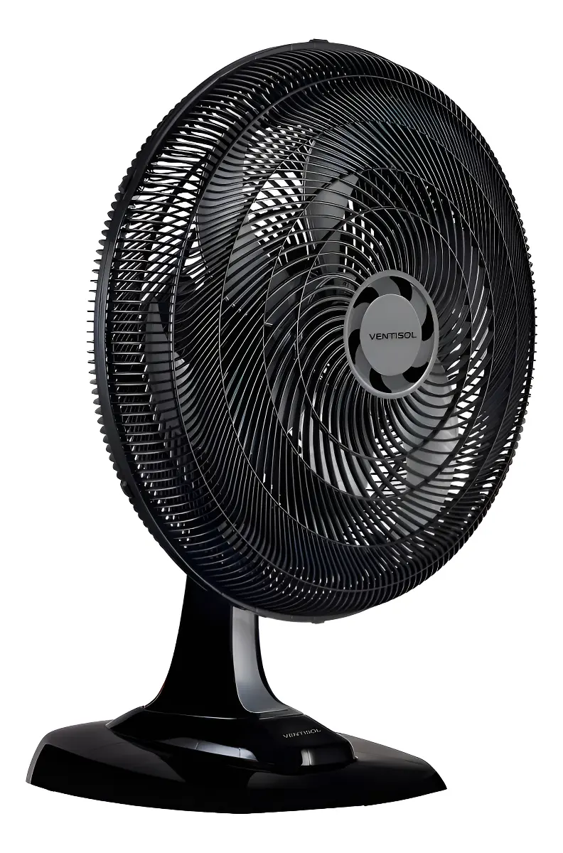 Ventilador de Mesa Ventisol Turbo 50cm 6 Pás Preto