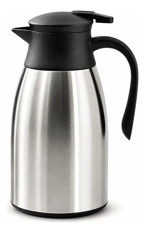 Garrafa Térmica Inox 1 Litro Para Chá, Café Quente e Frio